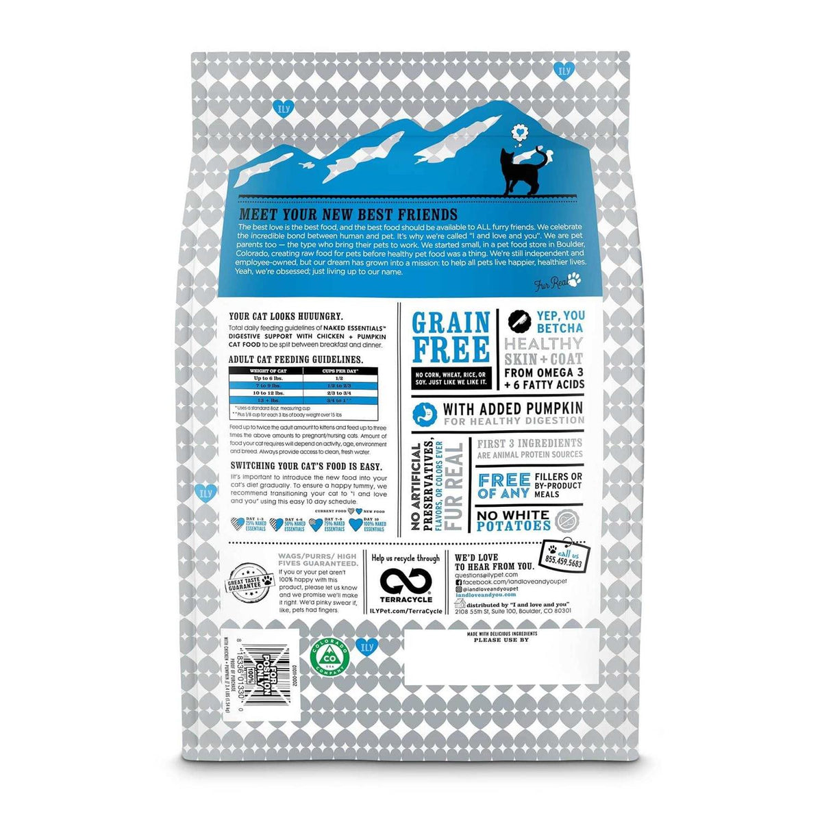 Chicken & Pumpkin Dry Cat Food E47679