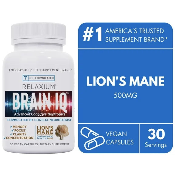 60 Capsules Vegan Nootropic Brain Supplement Z2862