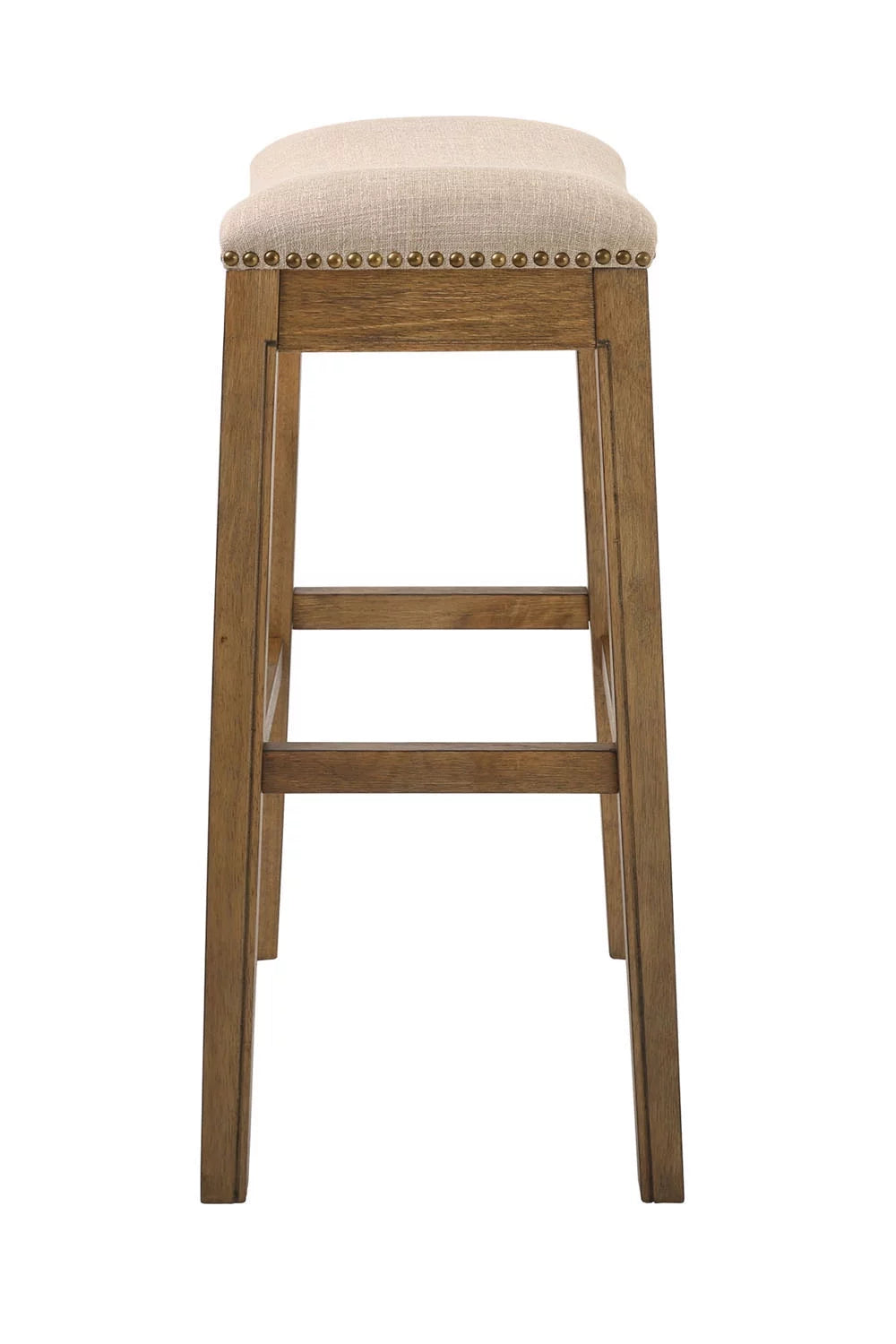 30" Bar Height Stool with Cream Fabric A974