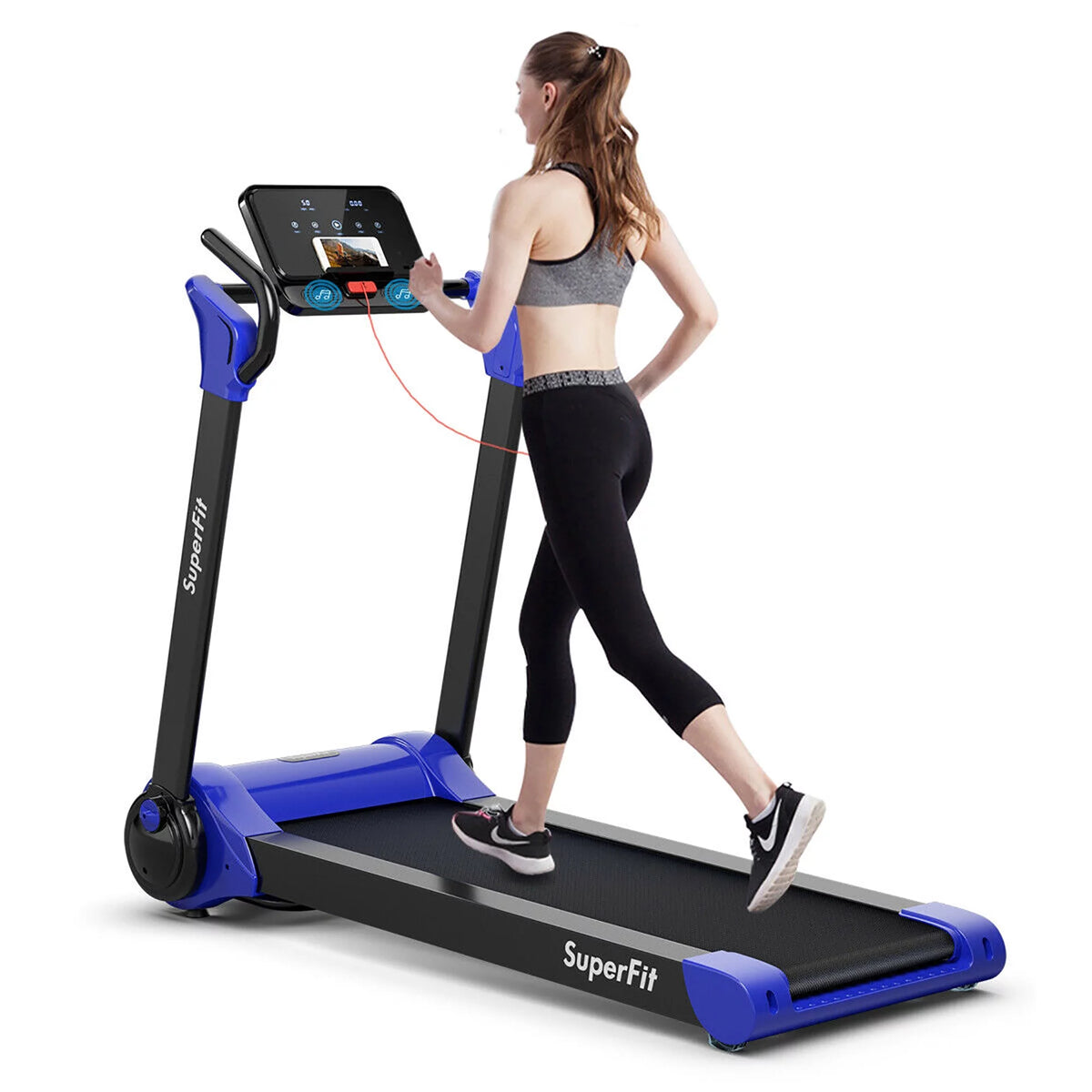 Folding Electric Motorized Treadmill N747660