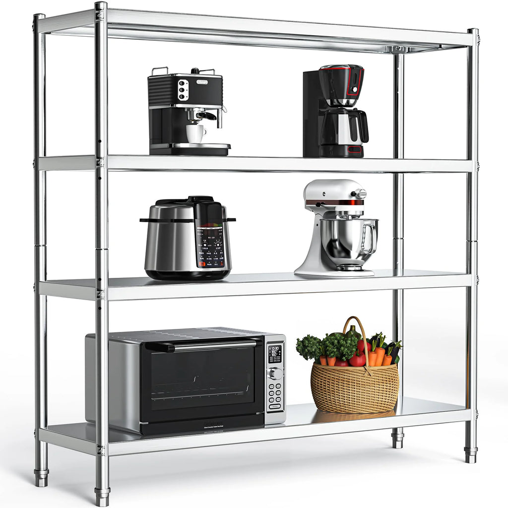 Stainless Steel 4 Tier Storage Shelf D30822