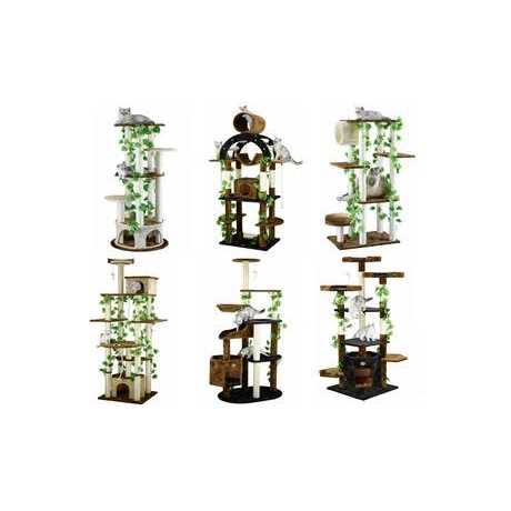61 Forest Cat Tree House Furniture with Leaves E21455