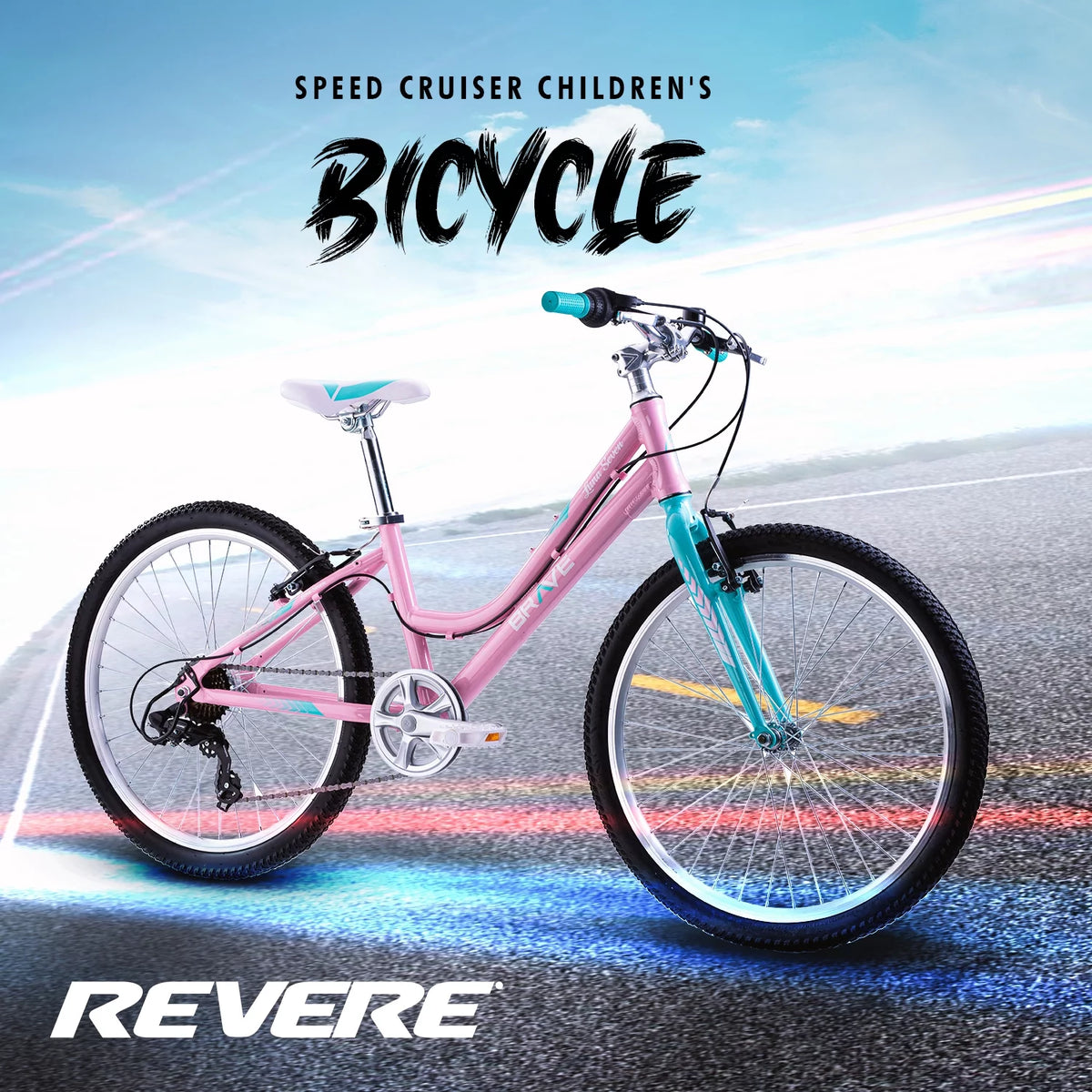 24 Girls 7-Speed Cruiser Bicycle Pink W924