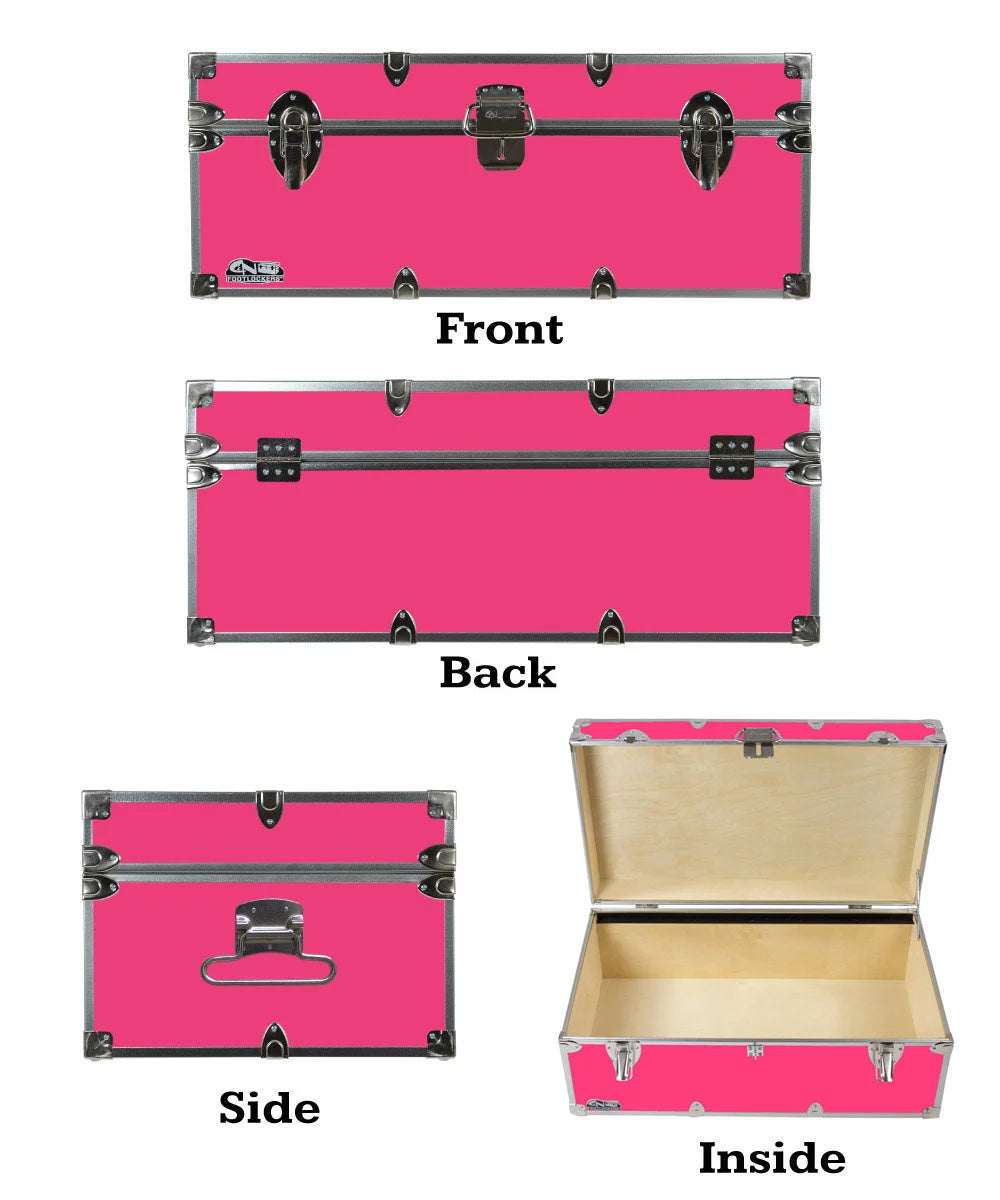Steel Footlocker Trunk Q778321