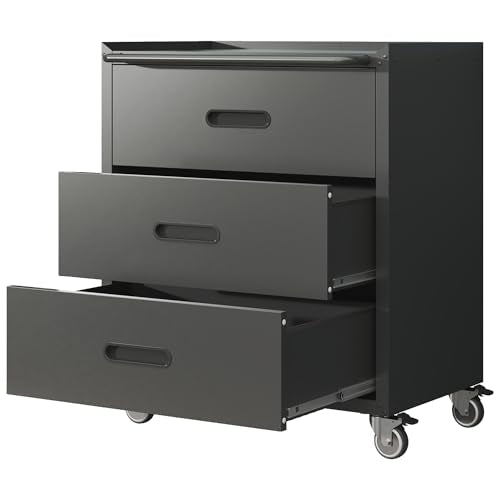 Metal Garage Storage Cabinet with Wheels K5254